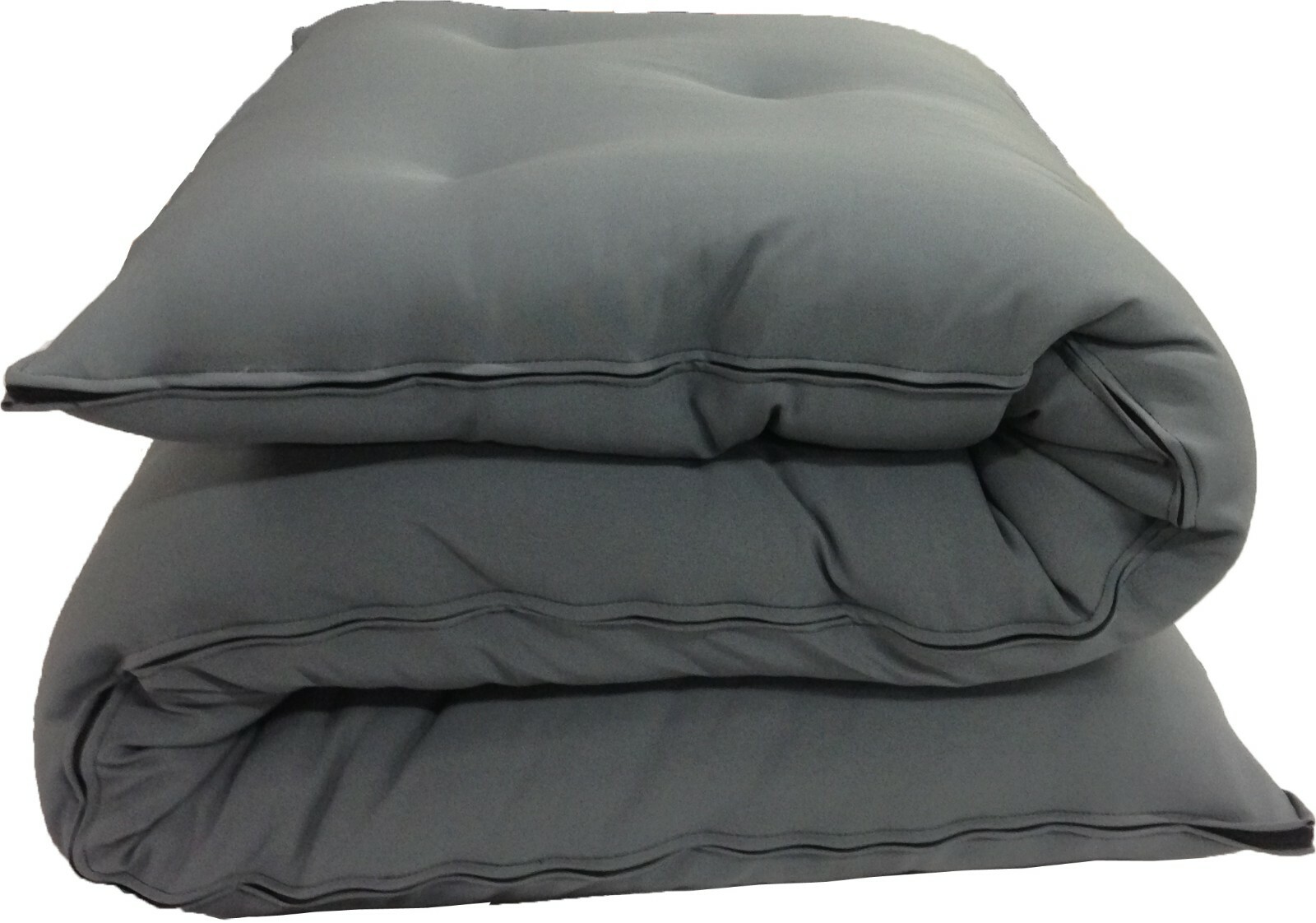 Queen Japanese Floor Rolling Futon Mattresses, Cotton Pads 3x60x80 Gray