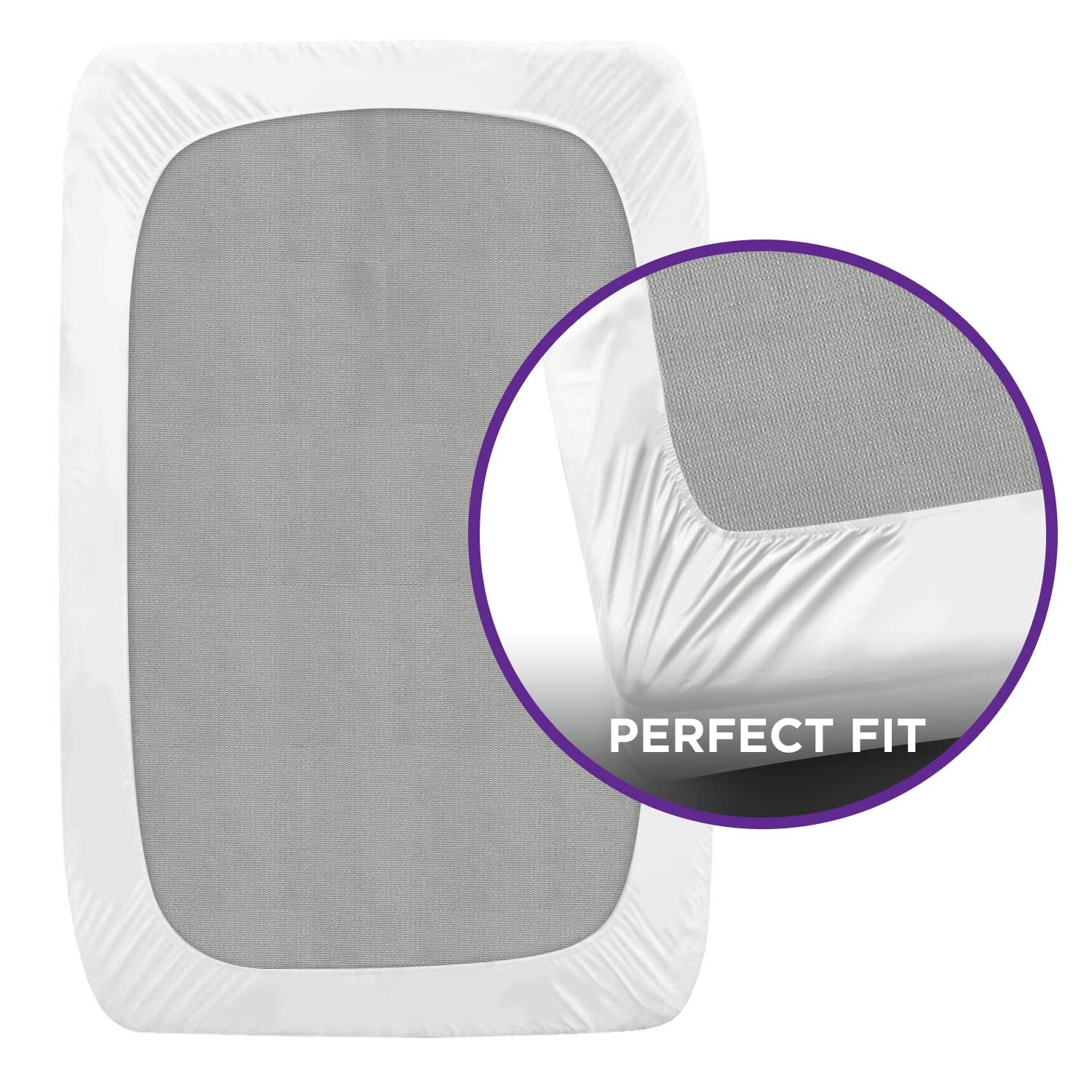 BLISSFORD Queen Plastic Mattress Protector – Heavy – 60″ X 80″, White