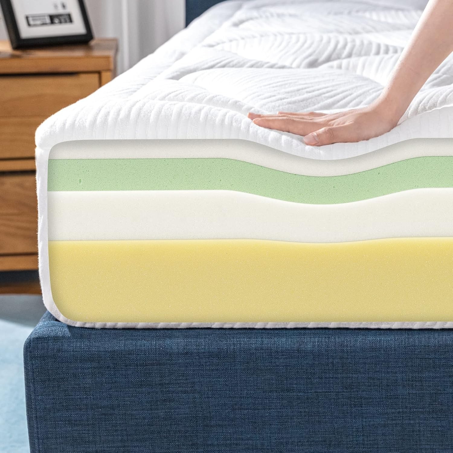 Twin 8 Inch Cloud Memory Foam Mattress – Smooth Top, Breathable, Pressure Relief