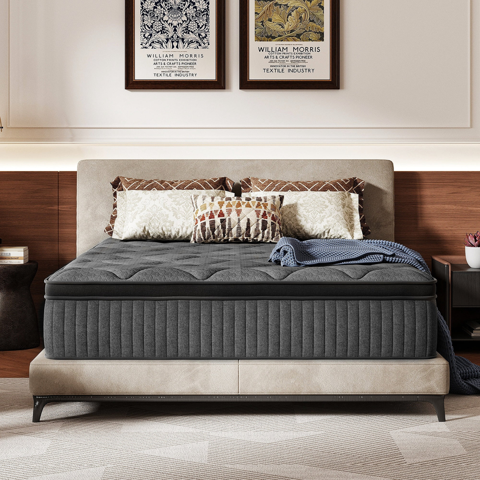 Avenco Noxa 12″ Medium Memory Foam Hybrid Pocket Spring Mattress, Queen Size
