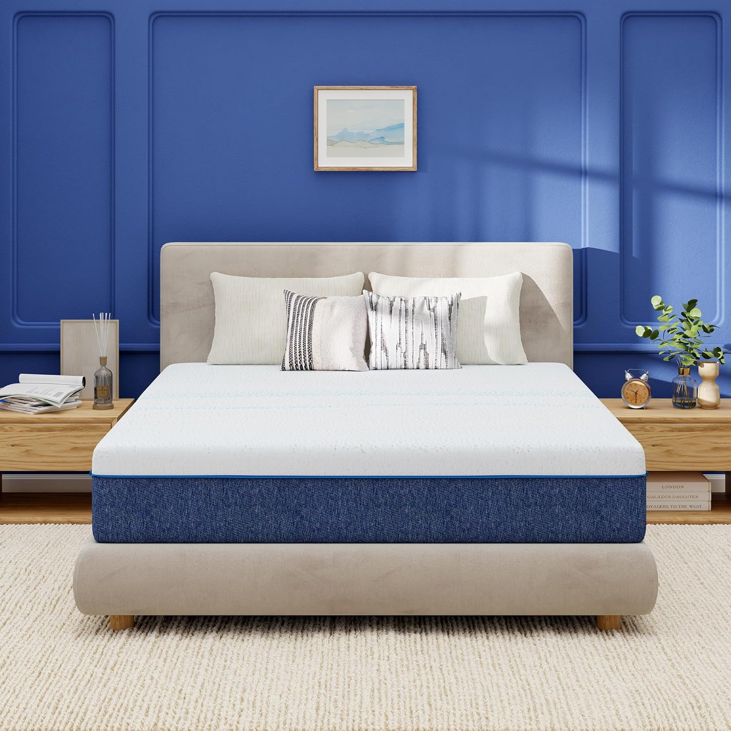 12″ Gel Memory Foam Mattress, CertiPUR-US, Machine Washable Cover