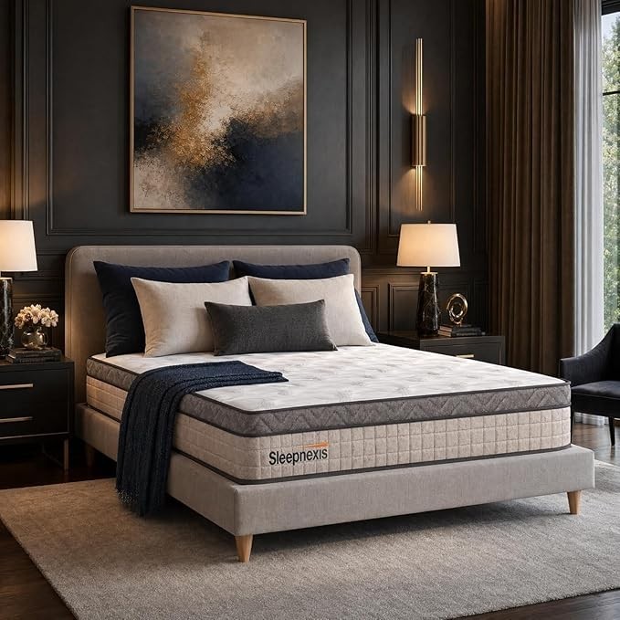Sleepnexis Luxury Hybrid Mattress Cooling Comfort and Pressure Relief