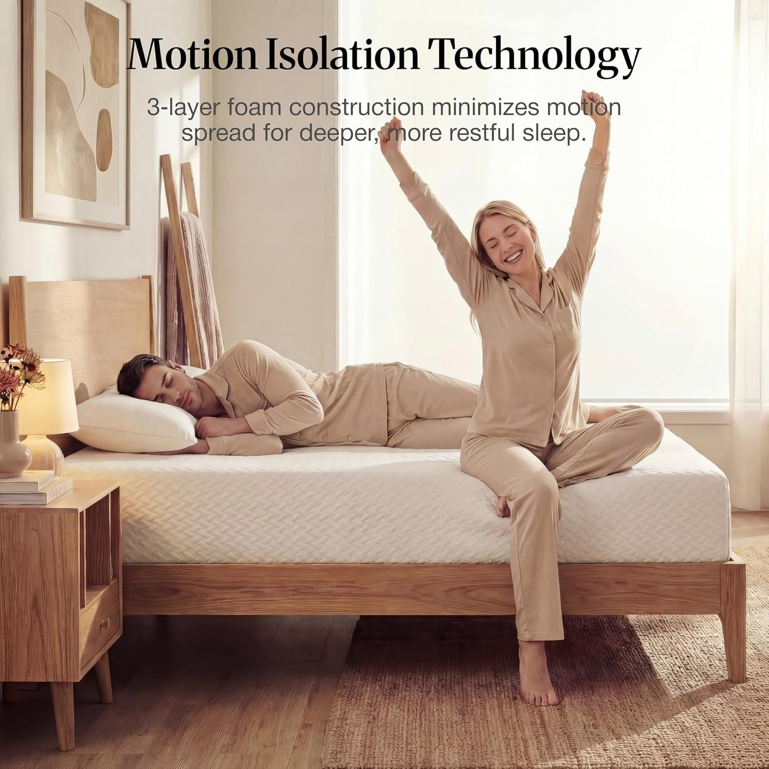 8-Inch Full Size Cooling Gel Memory Foam Mattress – Medium Firm Support