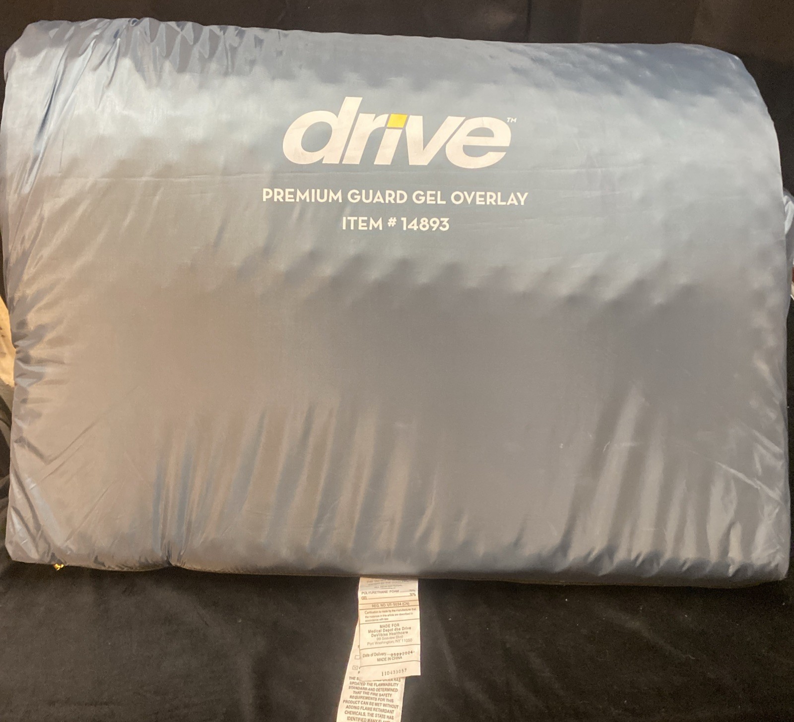 Drive Medical Premium Guard Gel Overlay – 14893 – 34″x76″x3.5″ Lightly Used