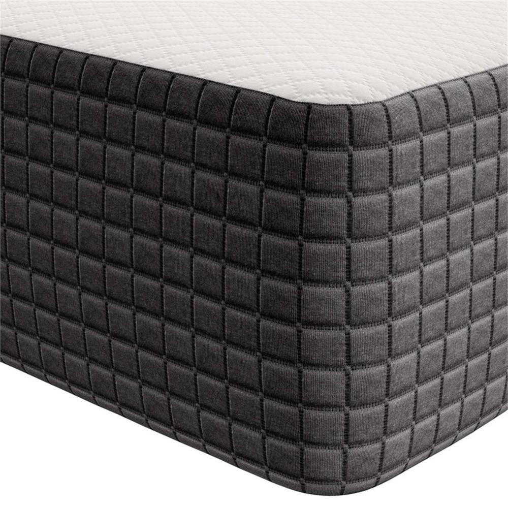 Modway Aveline 10″ Modern Style Memory Foam King Mattress in White
