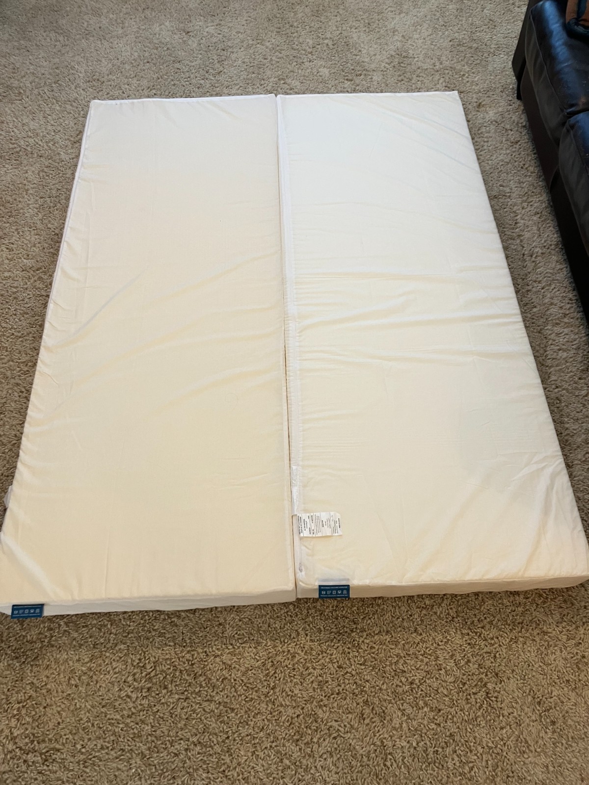 Lucid Incline Wedge Foam Mattress Topper, 5 Inch, 2-Twin Size