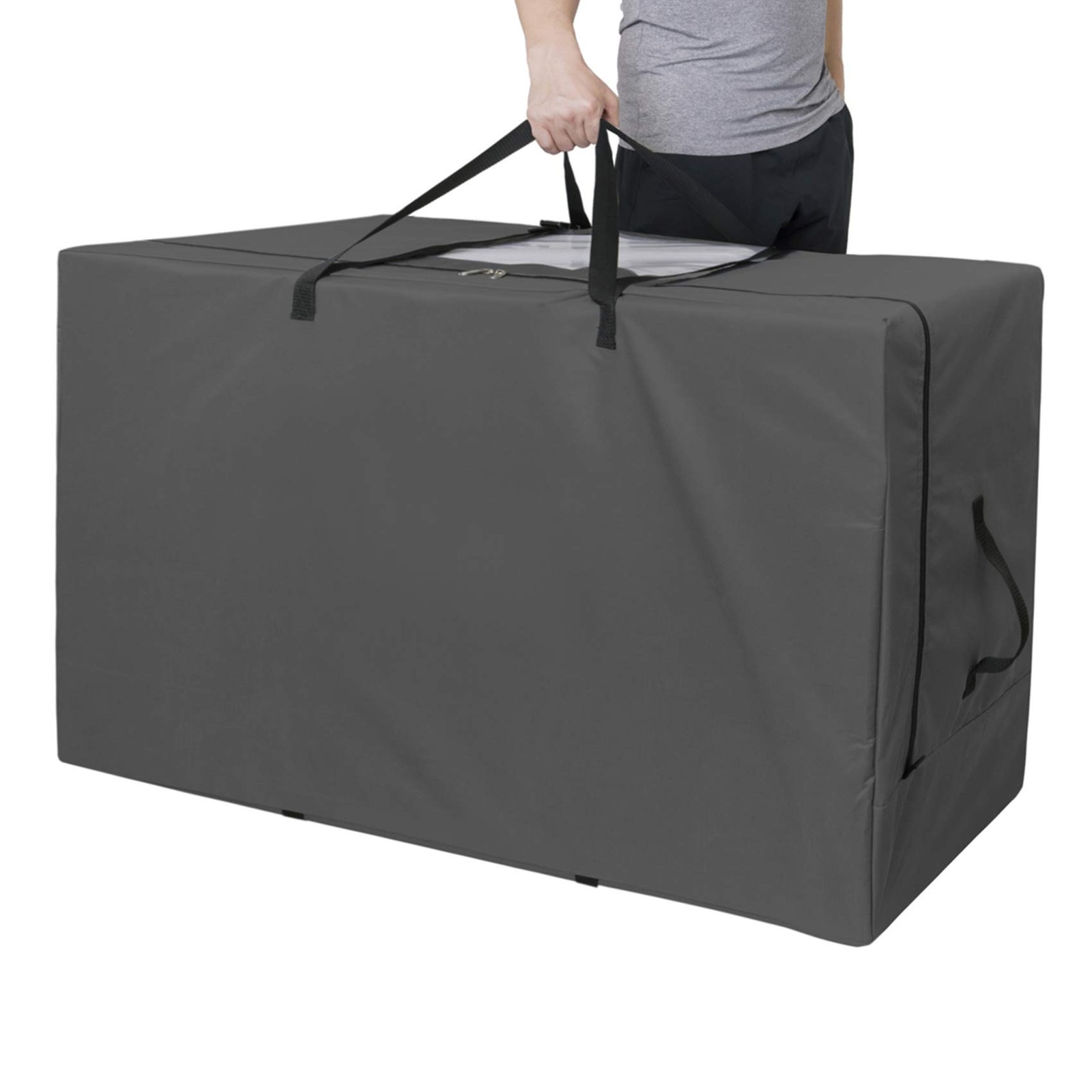 Folding Mattress Storage Bag – Heavy Duty Carry Case for Tri-Fold Guest Bed (…