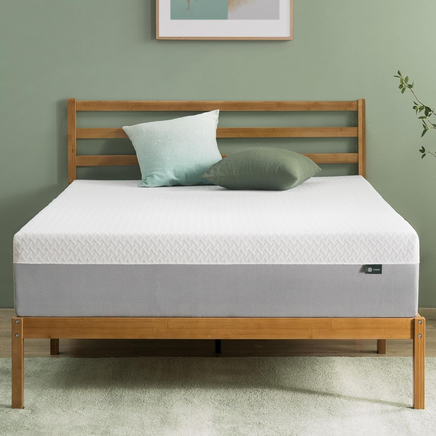 Airflow Memory Foam Mattress, Queen Size, Fiberglass Free