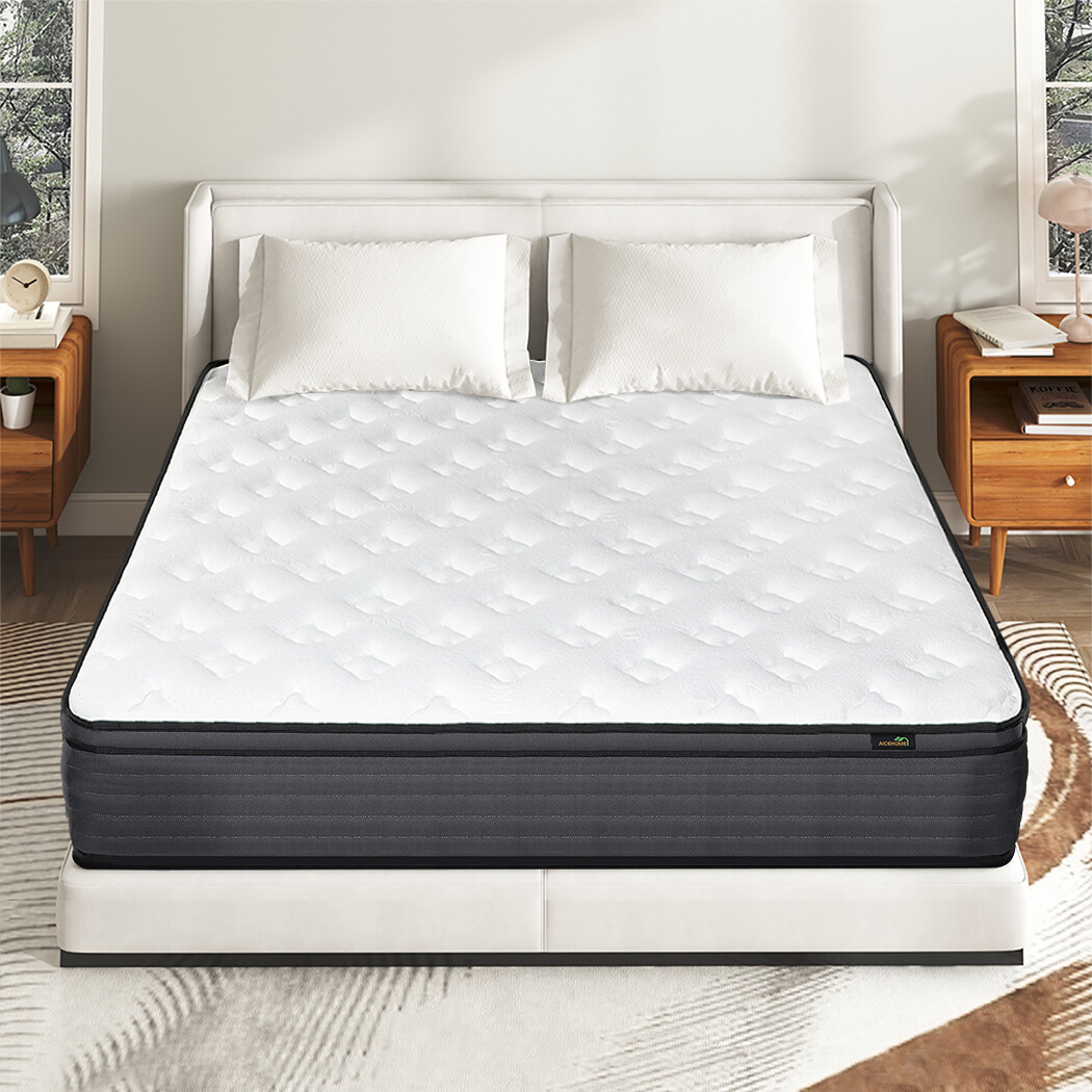 14 Inch Full Size Hybrid Gel Memory Foam Mattress Pocket Spring Bed In A Box