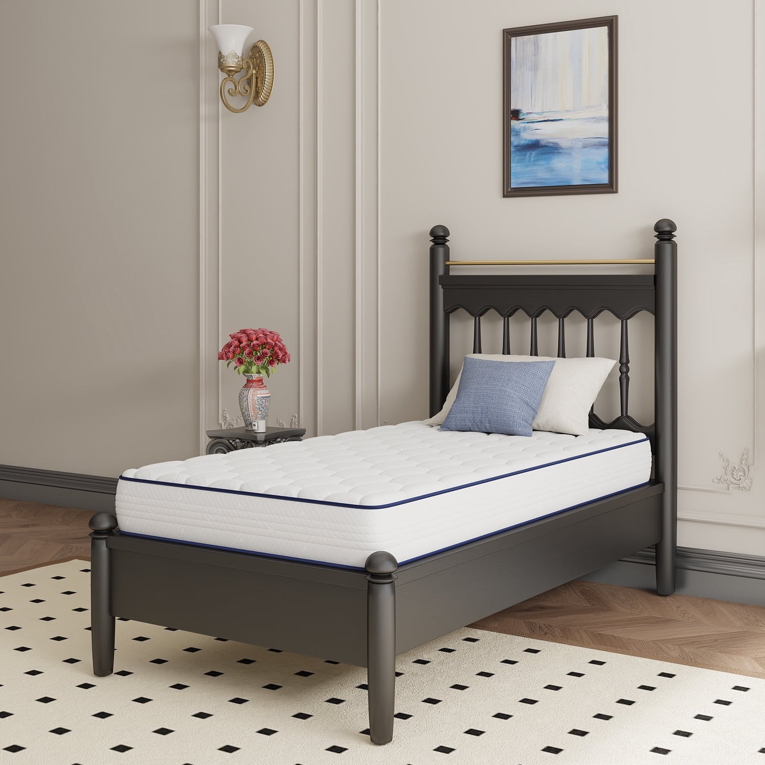 Pearl 6″ Twin Size Medium Adult Supportive Innerspring Mattress