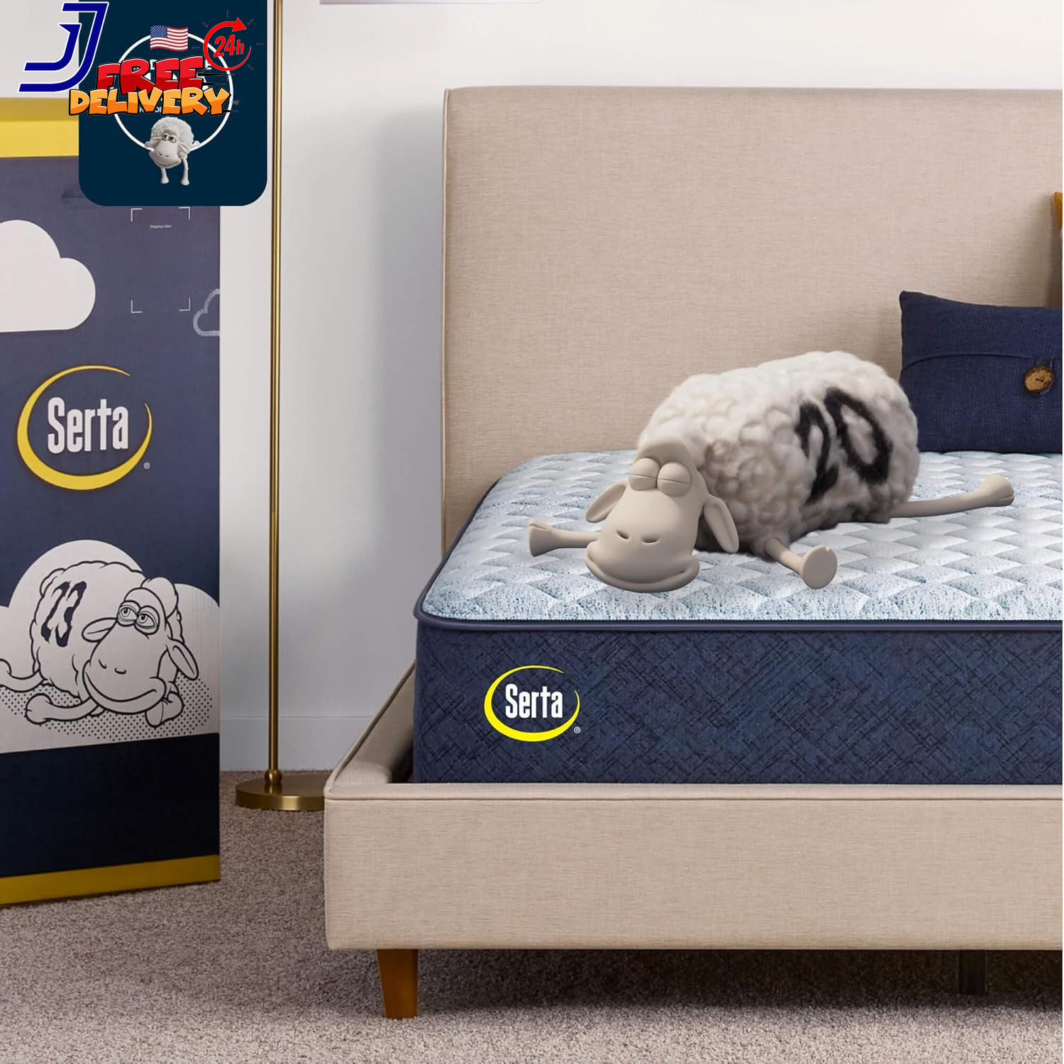 Sleeptrue Firm 11″ Twin Hybrid Mattress in a Box Cooling Mattress Breathable