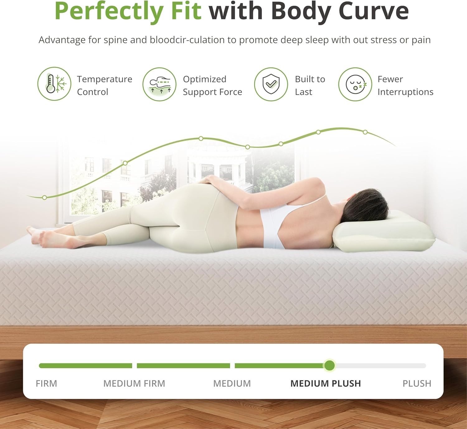 Twin XL Memory Foam Mattress, Pressure Relief, Cooling Gel