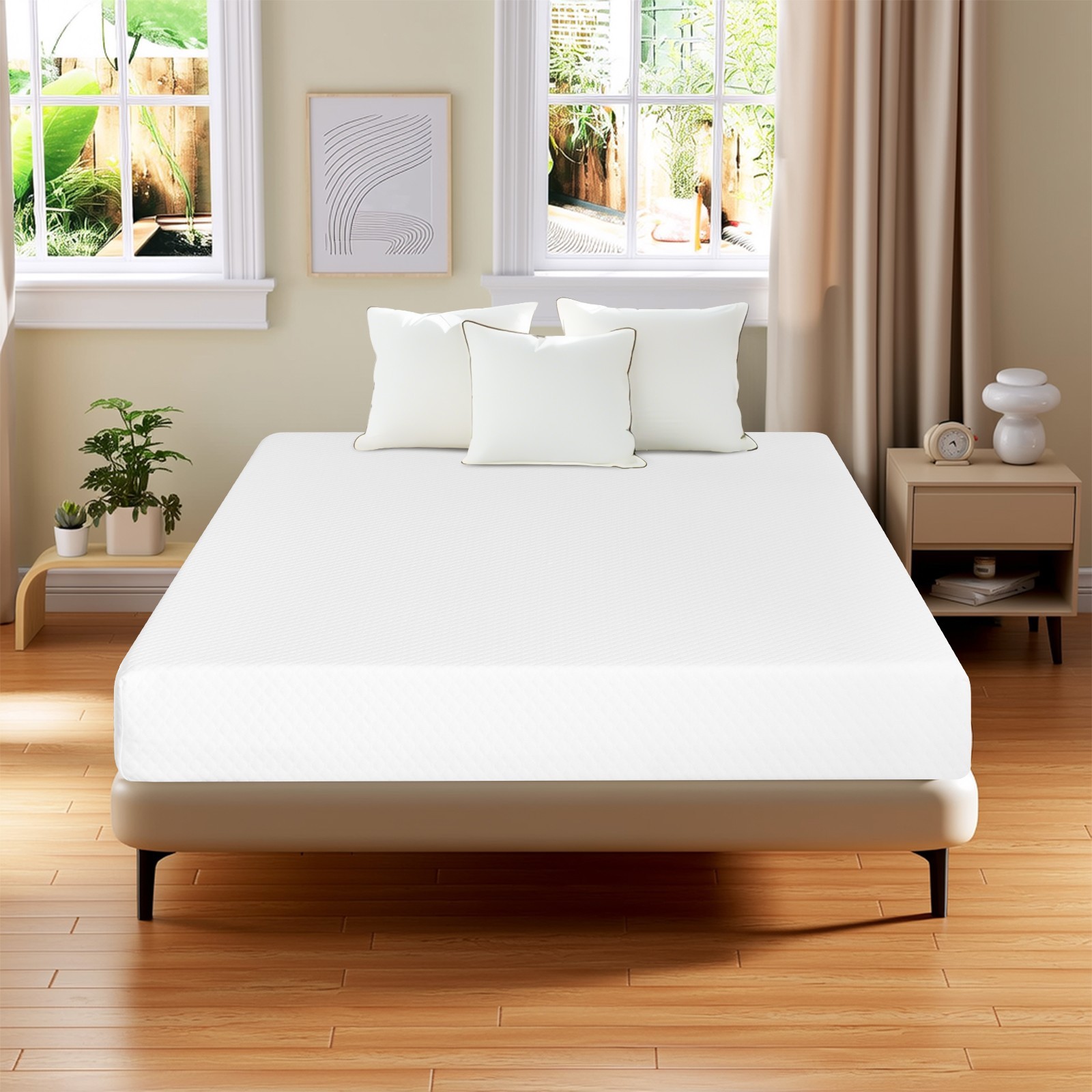 5″ 6″ Twin Txl Full Queen Memory Foam Mattress with Removable & Washable Cover