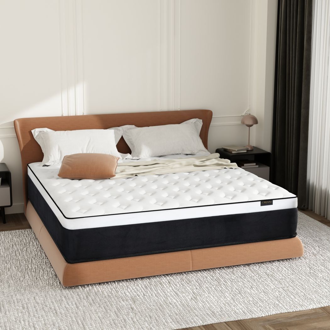 10″12″14″ Twin Full Queen King Size Mattress Hybrid Foam Pocket Coils Bed In Box