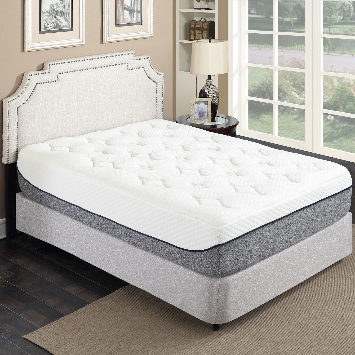 13 In. Queen Size Gel Memory Foam Mattress in a Box, Soft Tight Top Mattress