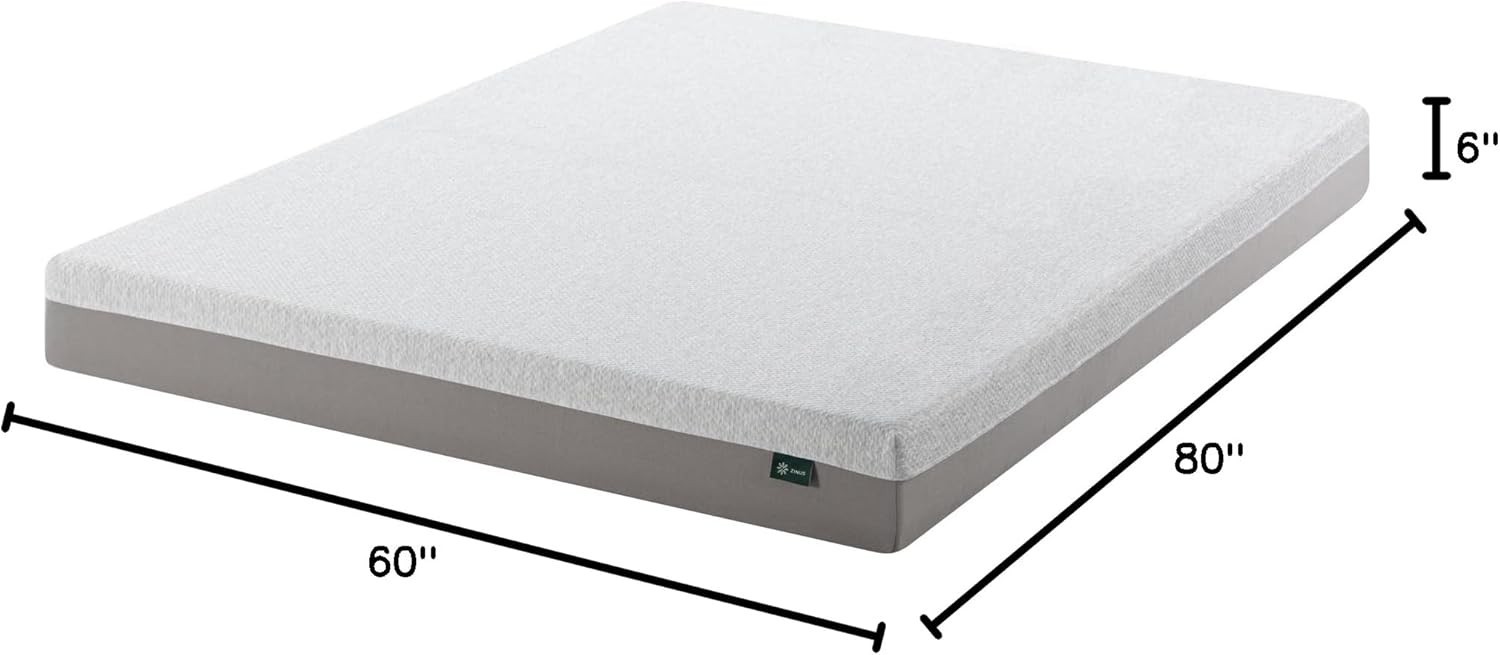 Queen 6-Inch Ultima Memory Foam Mattress – Medium Firm, Eco-Friendly Comfort