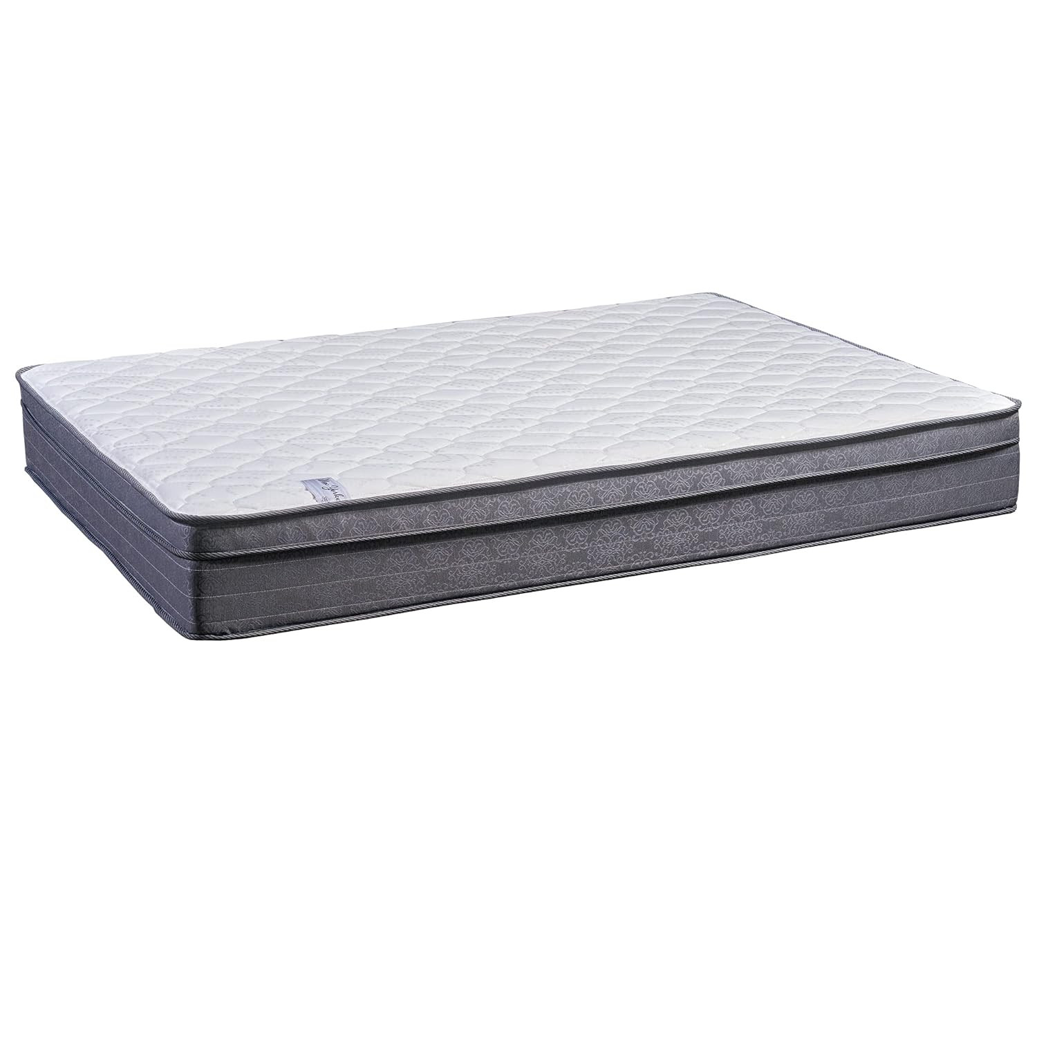 10-Inch Plush Hybrid Euro Top Mattress for Better Sleep & Back Pain Relief, Quee