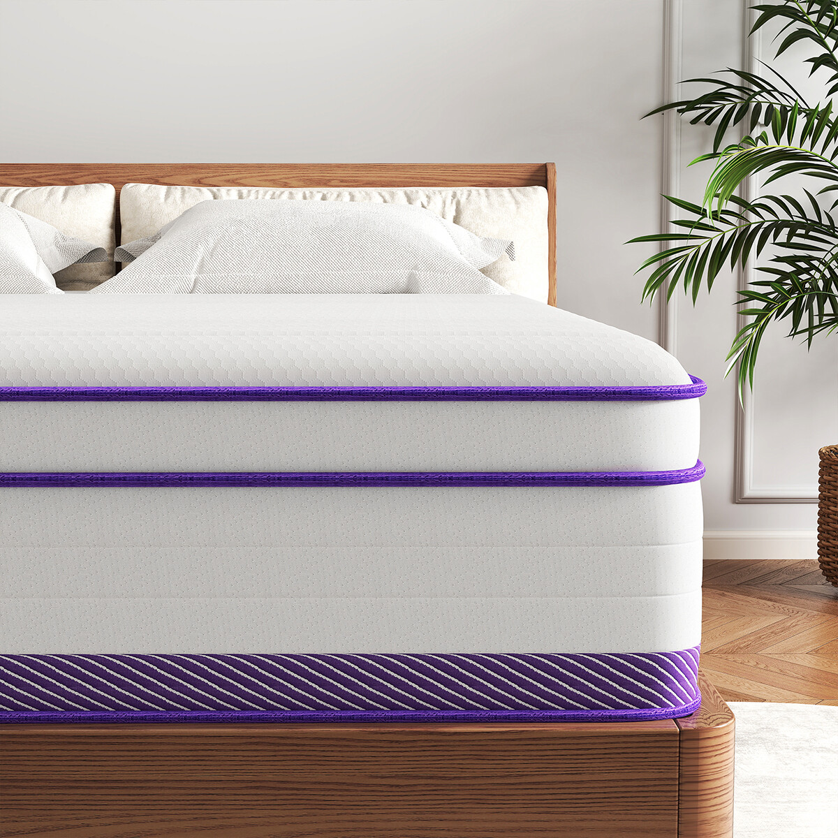 12″/14″ Mattress In a Box Gel Memory Foam Hybrid Spring Twin Full Queen King Bed