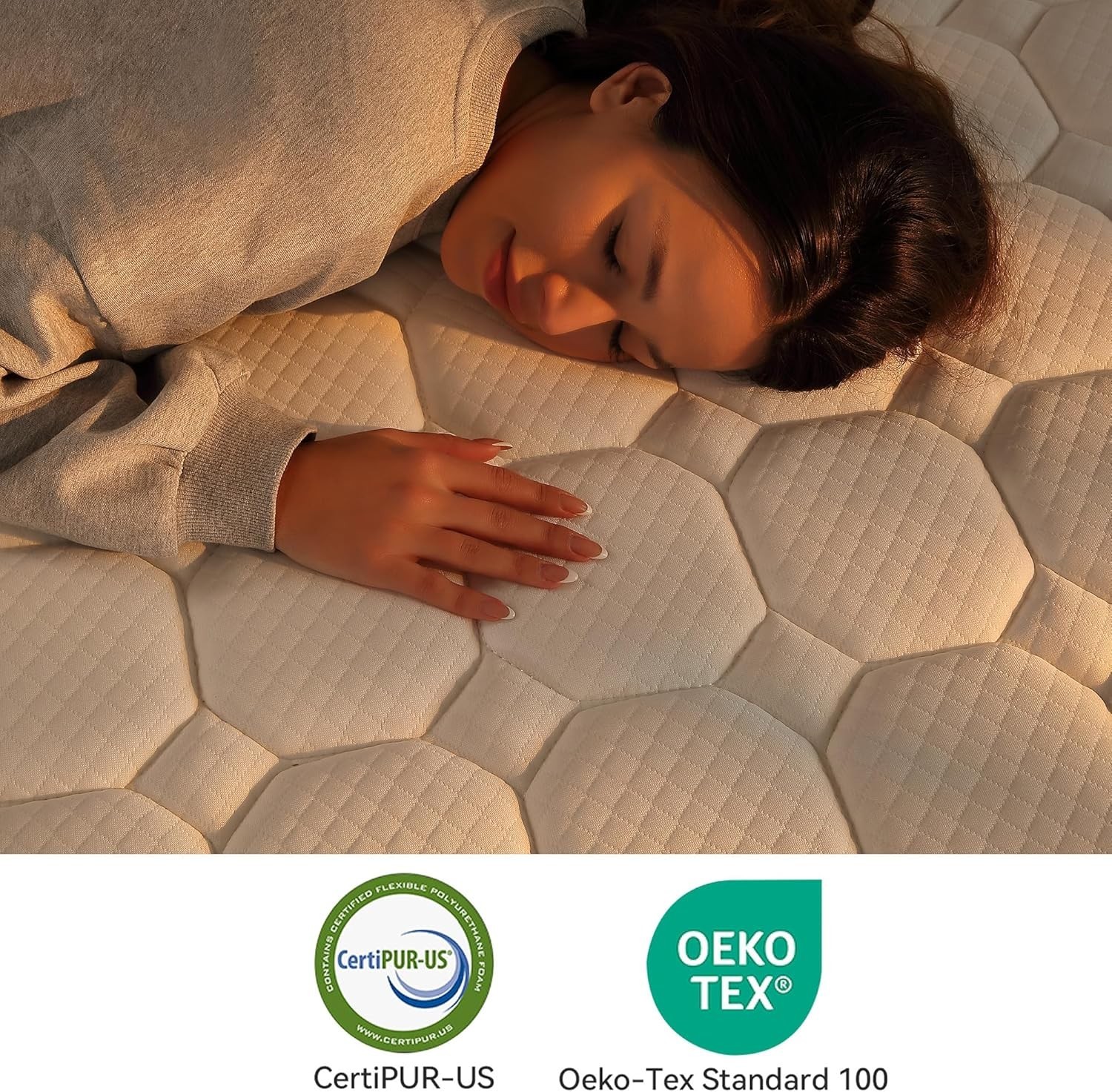 Full/Queen Size Mattress Fiberglass Free Breathable Mattress for Pressure Relief