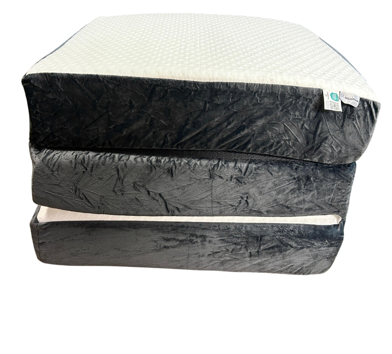 GOHOME Tri-Fold Portable Futon Mattress Super Soft Removable Breathable Cover