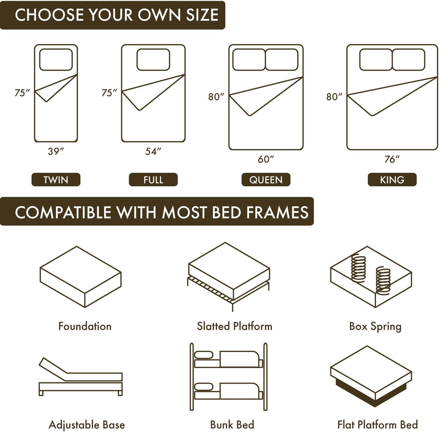 Anatole King 12″ Gel Memory Foam Mattress – Cool Sleep & Pressure Relief