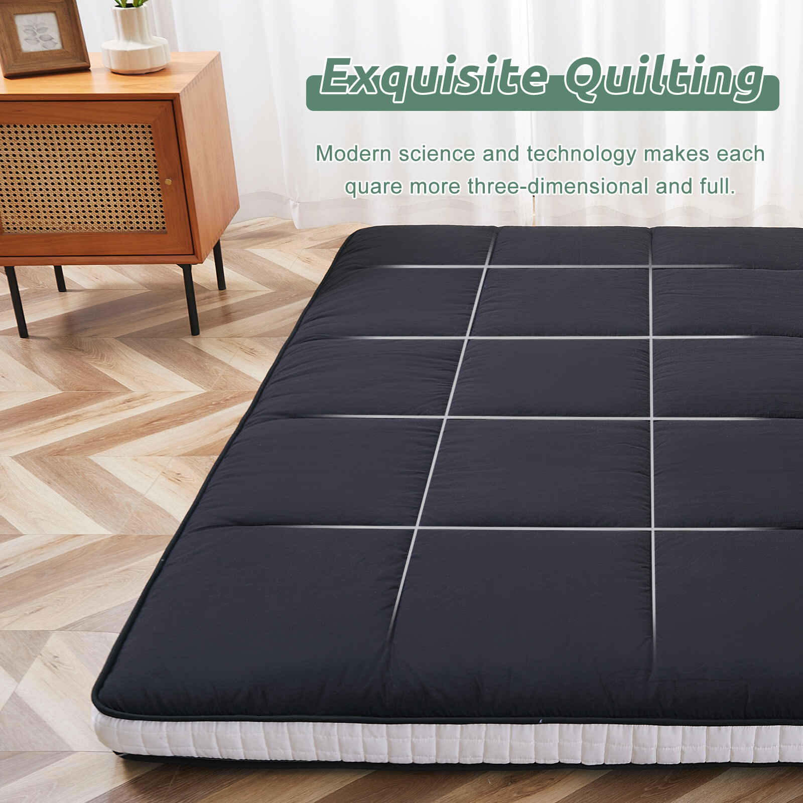 SLSY Japanese Floor Tatami Mattress Futon Mattress Tatami Pad Floor Mat 80x39in
