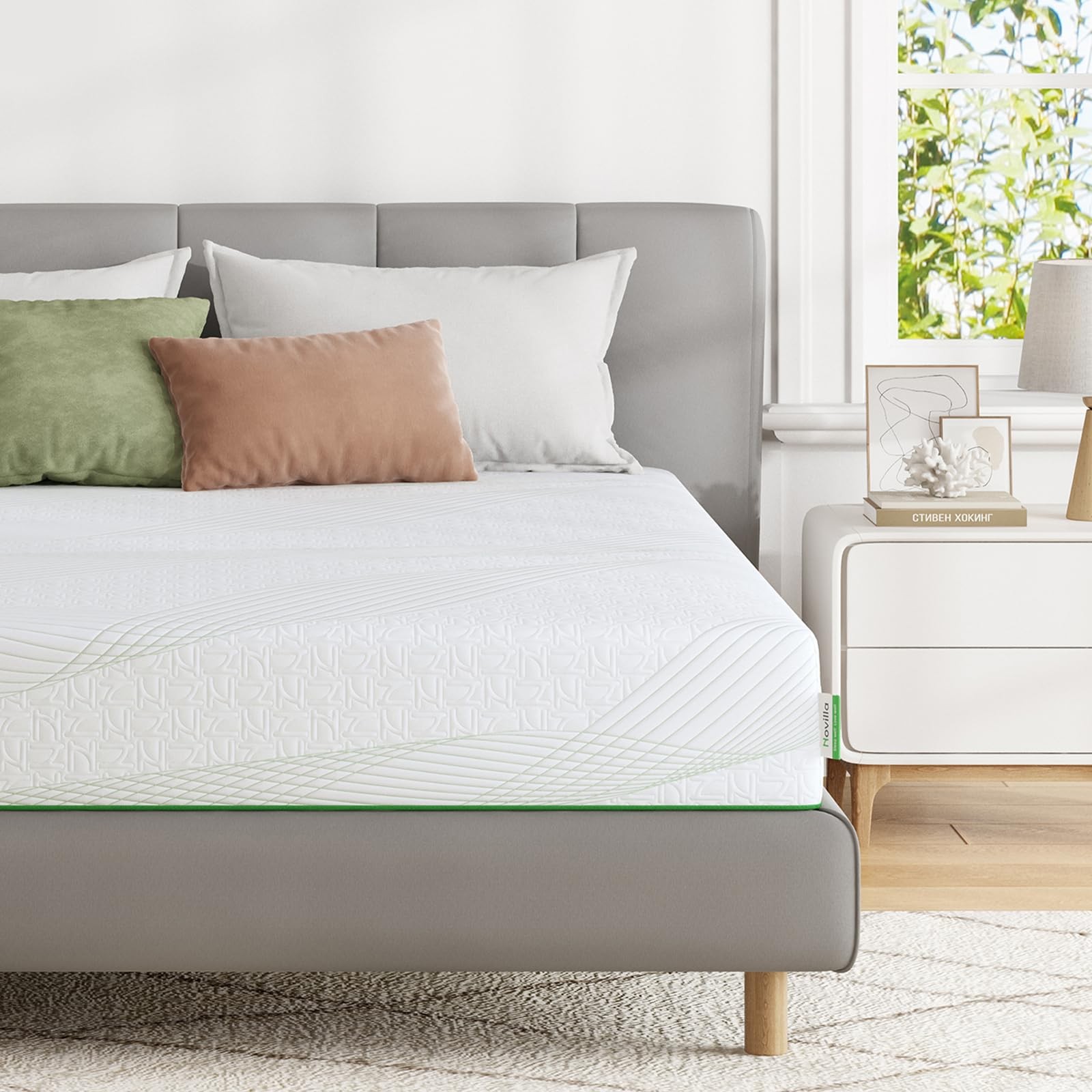 Twin Mattress, 8 Inch Gel Memory Foam Mattress Twin Size, Mattress in a Box f…