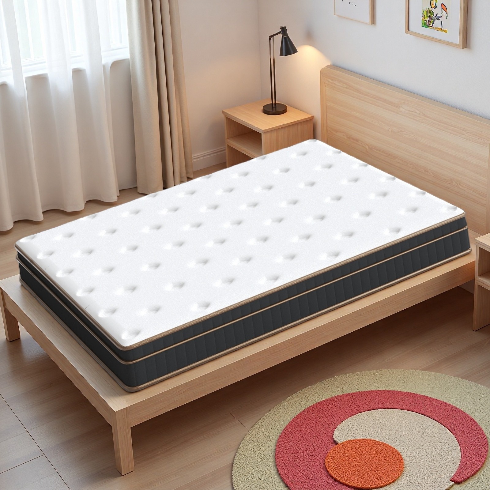 Full Innerspring Mattress 12-Inch – Breathable, Medium Firm For Dorms & Guests