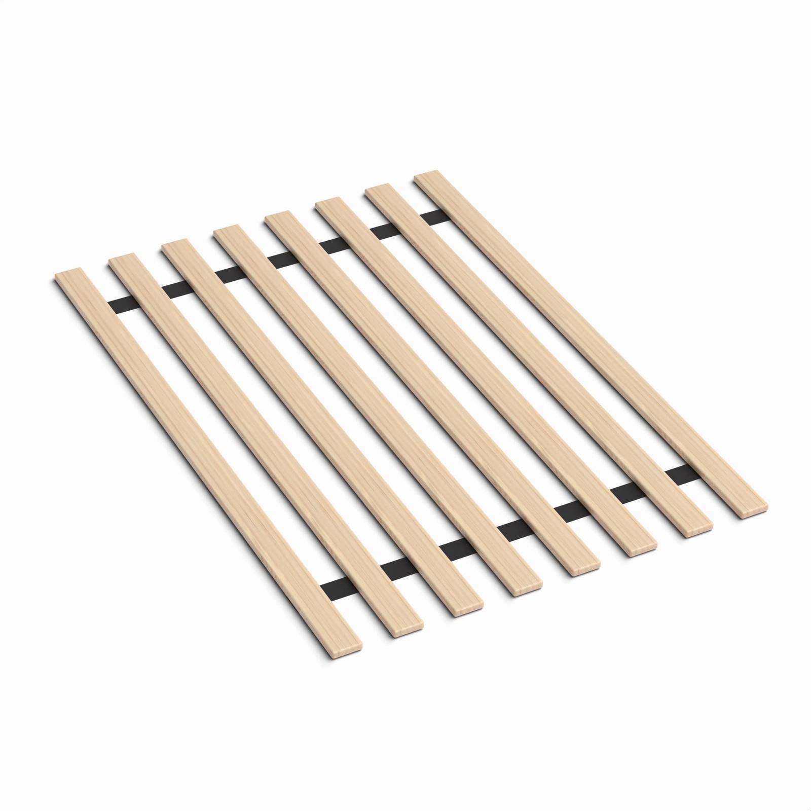 , 0.68-Inch Vertical Wooden Bunkie Board/Bed Slats, Queen, Beige