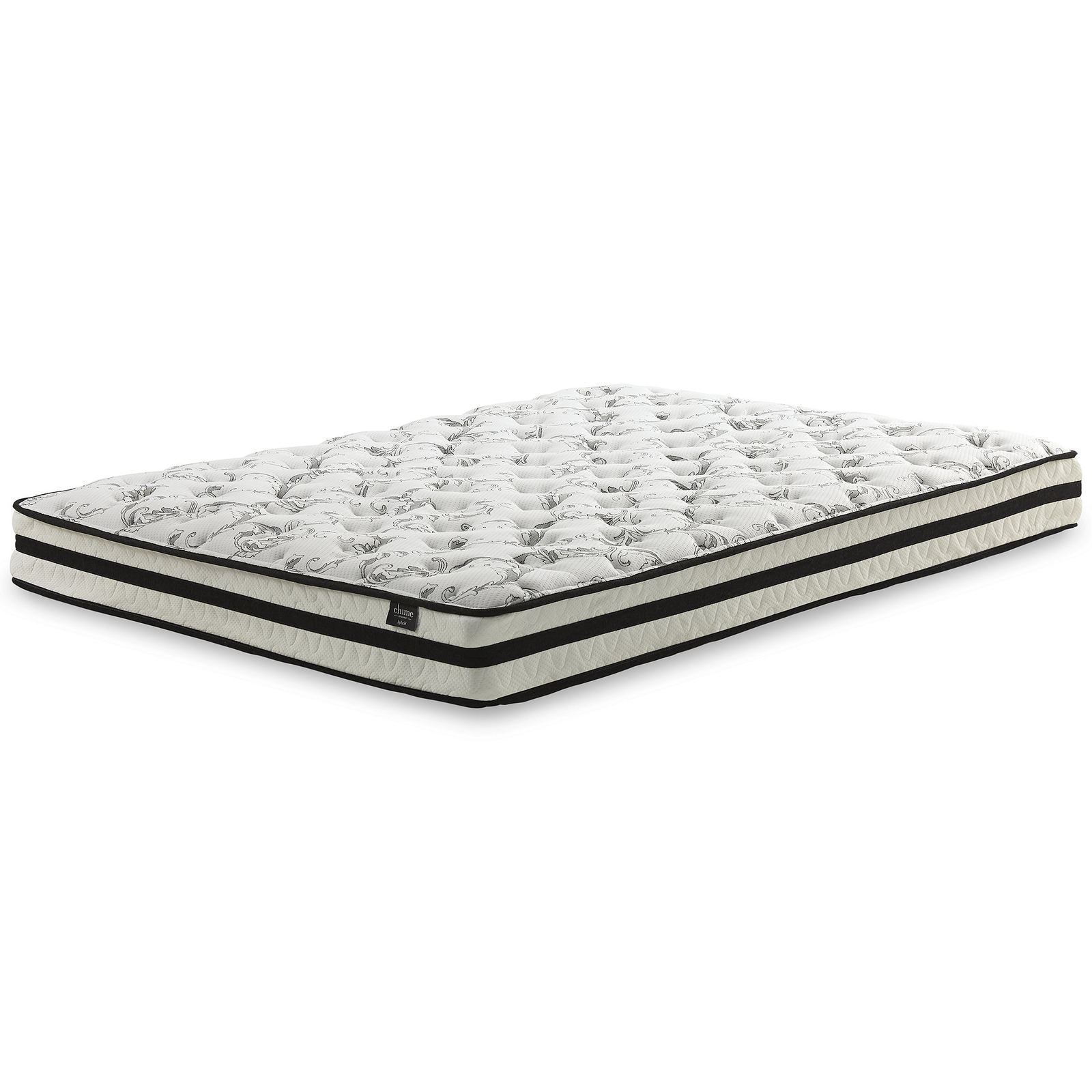 Signature Design by Ashley 8 Inch Chime Innerspring Twin Mattress in a Box White