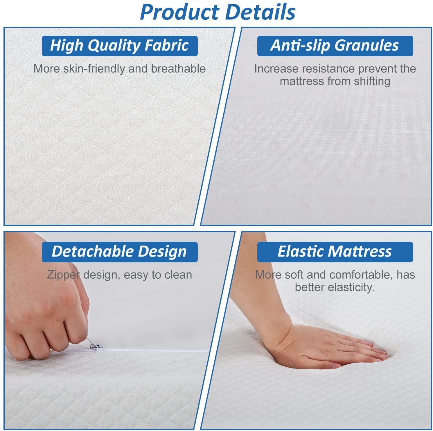 8″ Gel Memory Foam Mattress Twin Full Queen King Mattress Cool Sleep In A Box