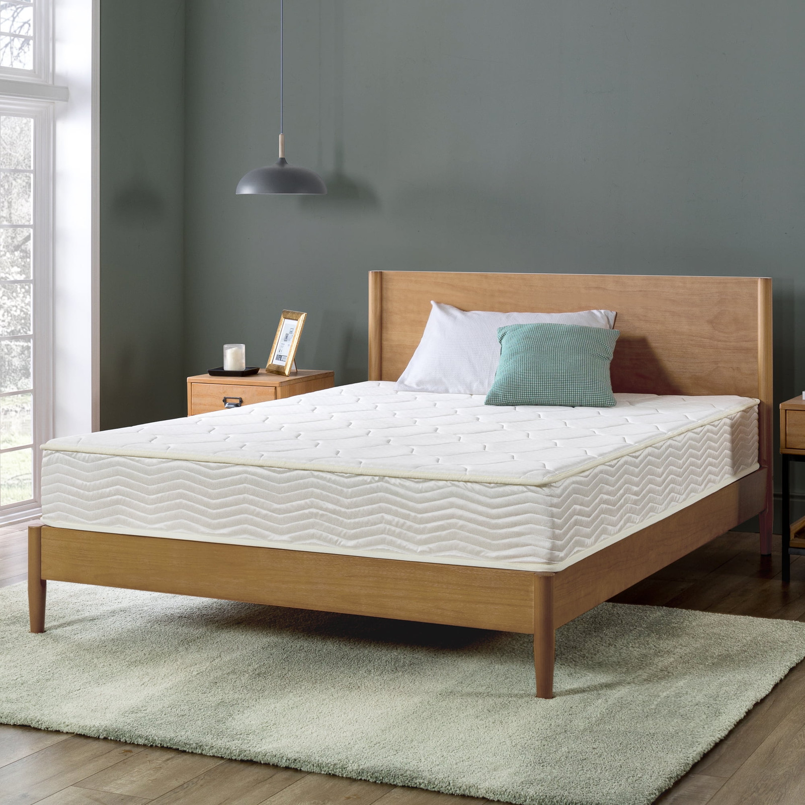 Queen Full Twin Size 8 Inch Mattress Innerspring Quilted Tight Sleep