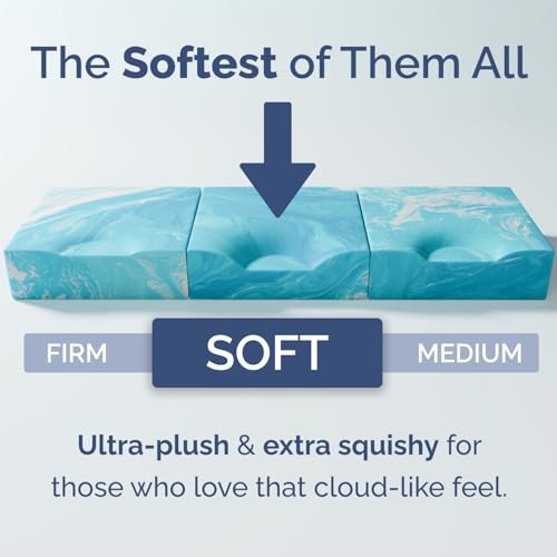 Super Soft Memory Foam Mattress Topper Size – Breathable Gel King 3 Inch