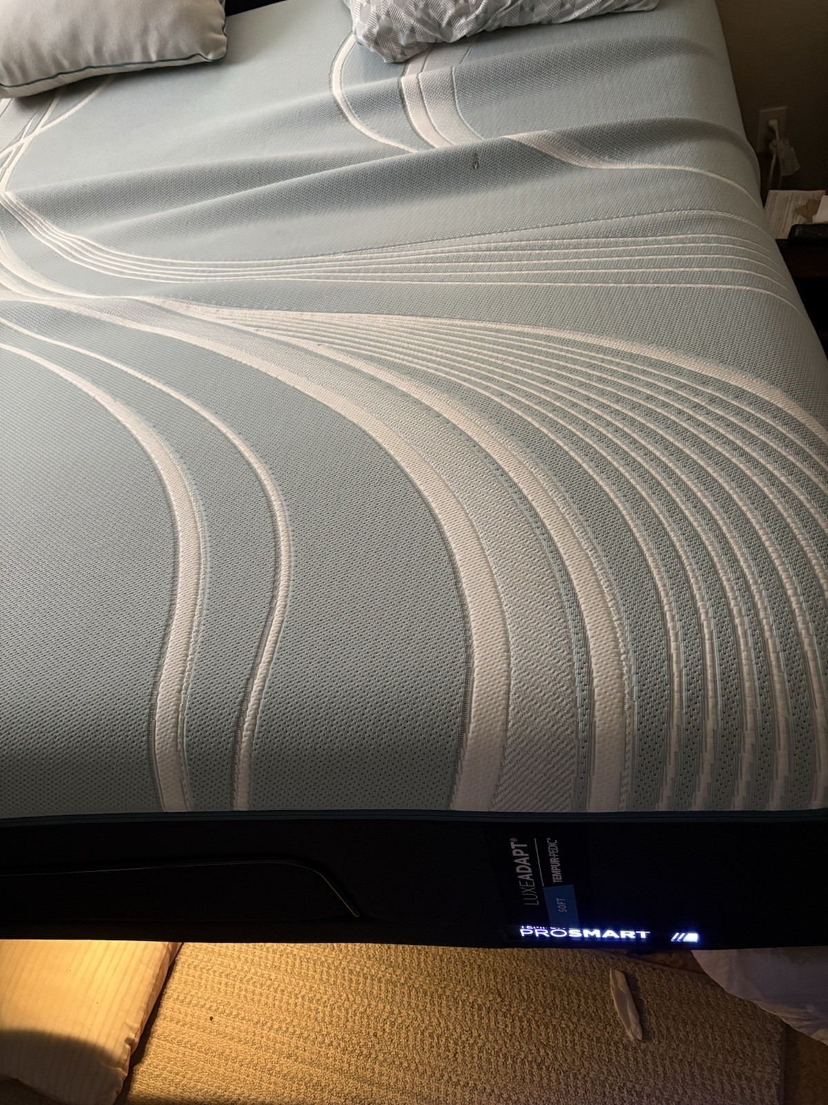 Tempur-Pedic LuxeAdapt Soft Mattress TEMPUR-Adapt Series Contemporary Gray