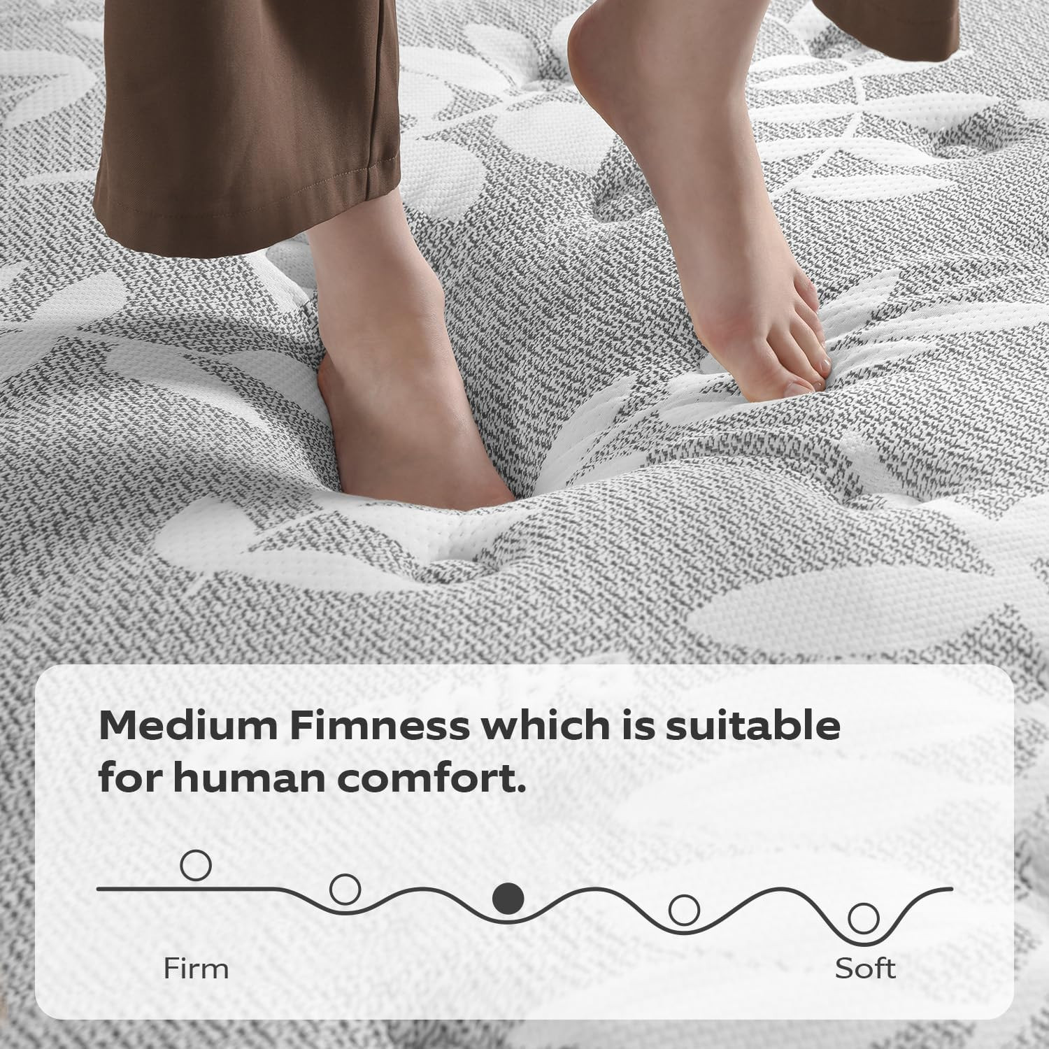 Full Size Mattress,10 Inch Hybrid Full Mattress in a Box,Memory Foam and Pocket
