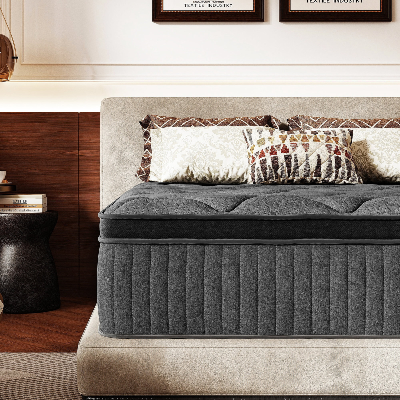 Avenco Noxa 12″ Medium Memory Foam Hybrid Pocket Spring Mattress, Queen Size