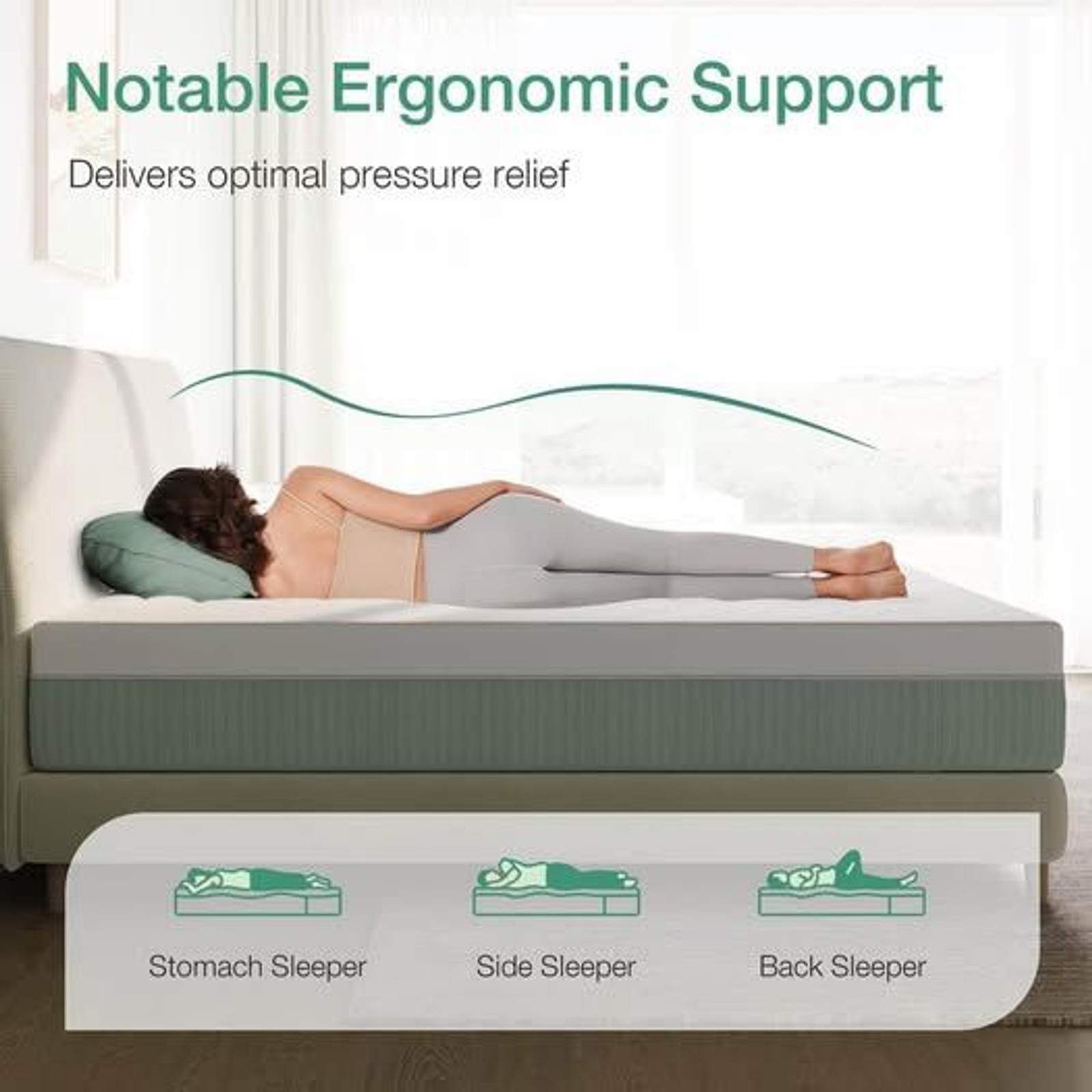Novilla Mattress King Size,12 Inch Gel Memory Foam Mattress