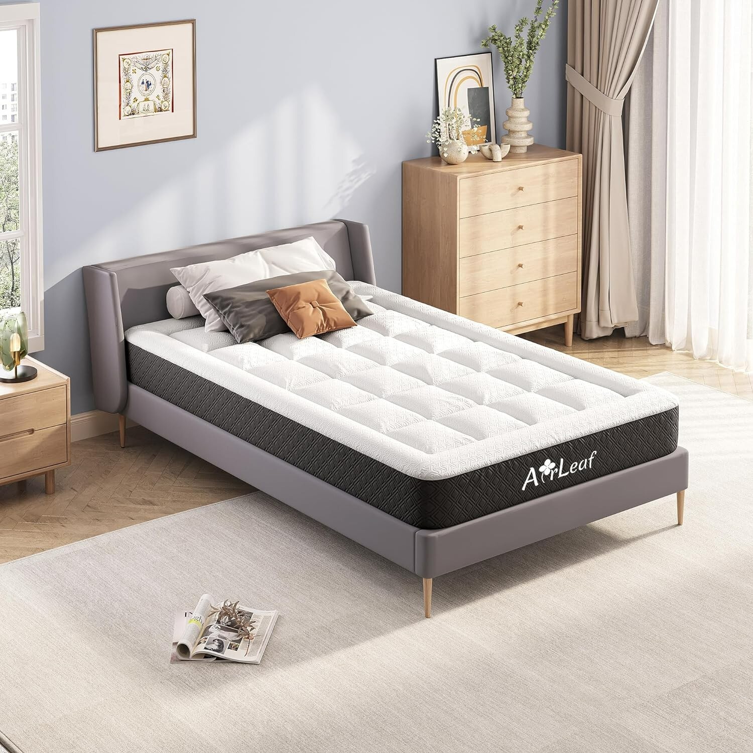 5 Inch Memory Foam Twinxl Mattress Medium Firm Cooling CertiPUR-US 612