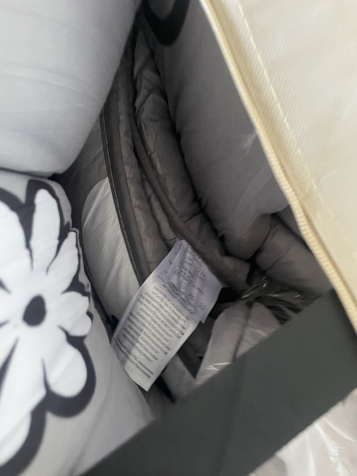 NAIZEA Japanese Floor Futon Mattress Wth Cloud Pattern Dust Cover 4″ Tatami Mat