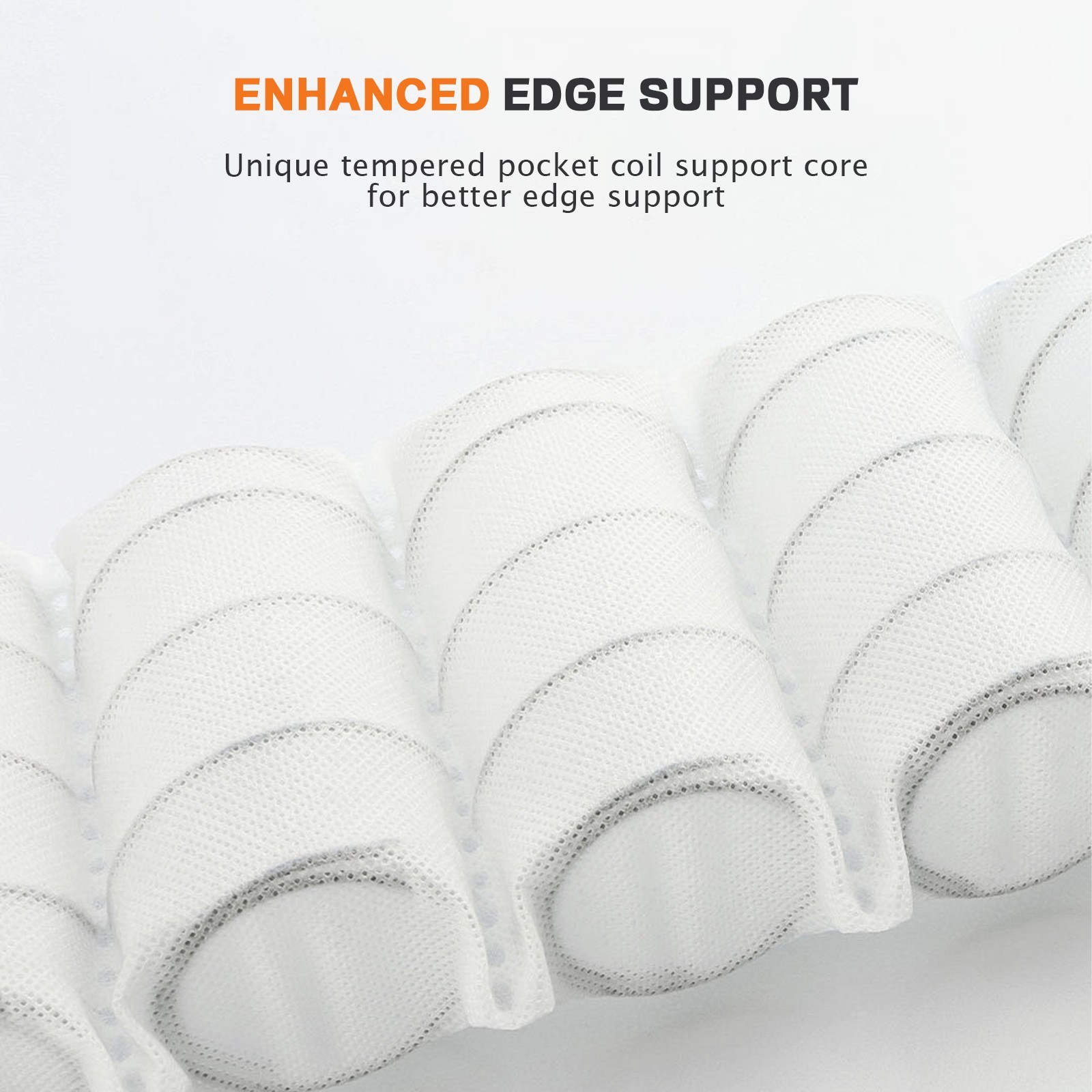 6″ Hybrid Mattresses with Innerspring and Gel Memory Foam for Cool Night Sleep