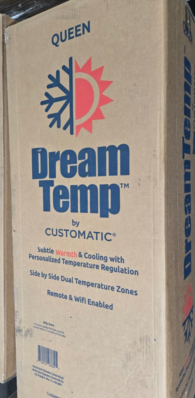 DreamTemp by Customatic Technologies Queen Mattress