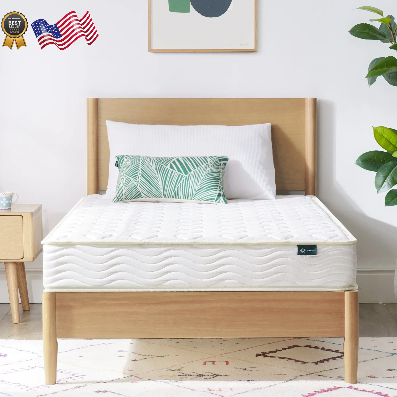 INNERSPRING MATTRESSES 6-Inch Firm Feel Twin/Twin XL/Full FREE SHIPPING USA