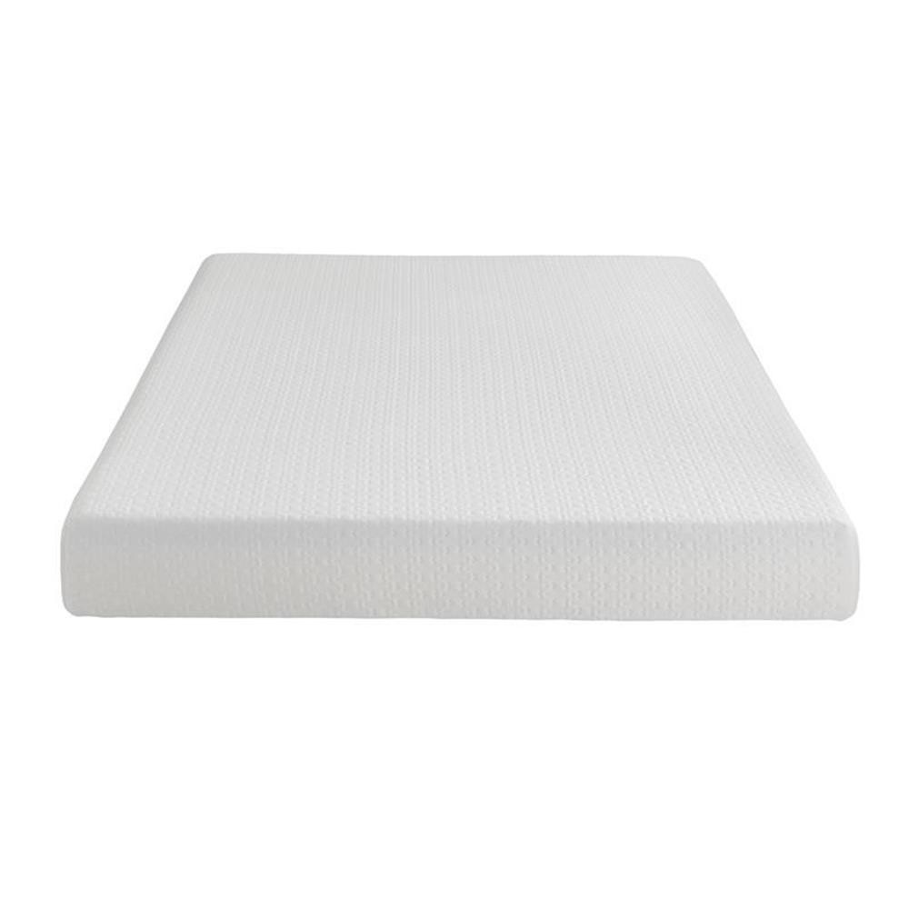 Lexicon Homelegance Bedding 8″ Modern Fabric Full Gel Memory Mattress in White