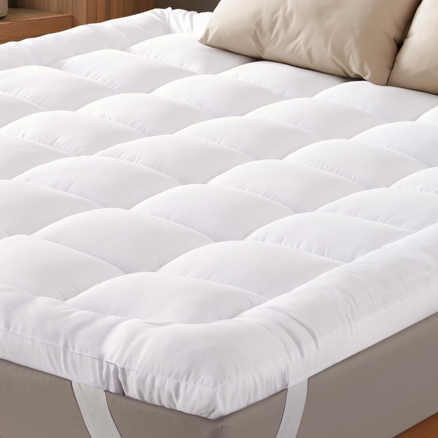 Ultra Soft Full Size Mattress Topper – Cloud-Like Mattress Pad for Back Pain …