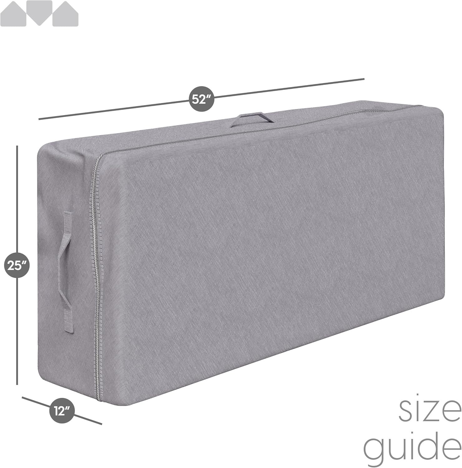 High-Quality Polyester Carry Case for 4″ Full Trifold Mattress – Easy Travel