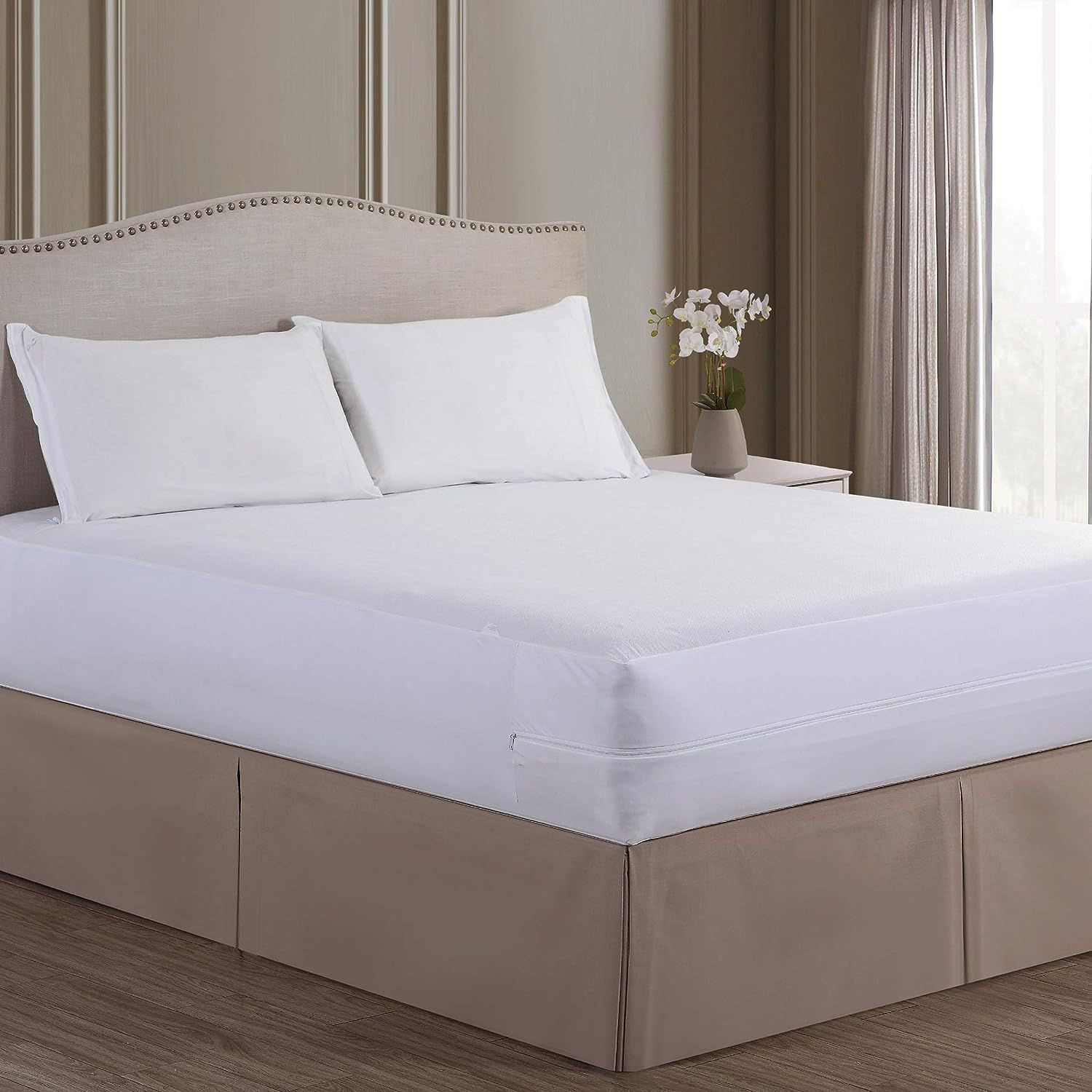 Bed Bug Blocker All-in- one Mattress Cover, Full, White