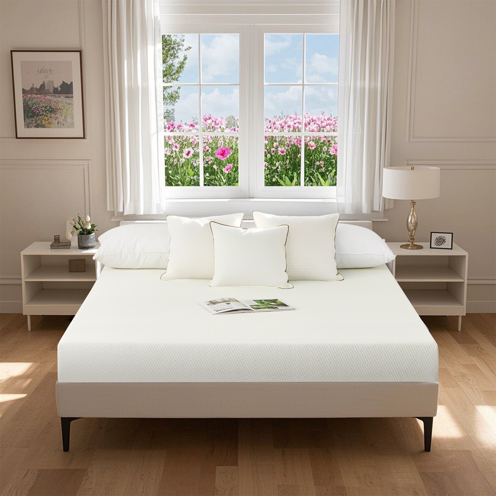 5″ 6″ Memory Foam Mattress with Breathable Cooling Green Tea Gel Pressure Relief