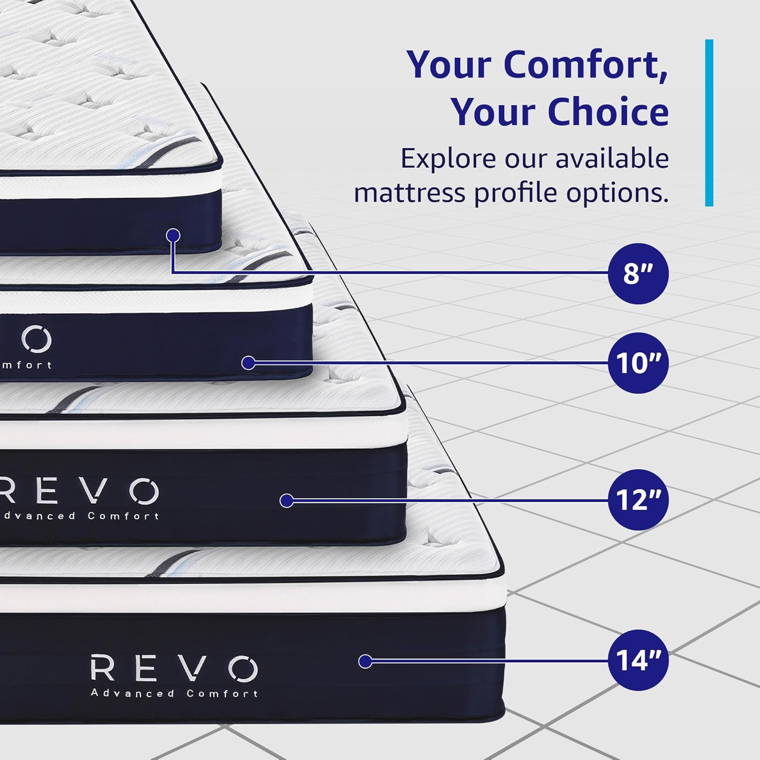 12-Inch King Hybrid Mattress with Cooling Gel Memory Foam & Coils