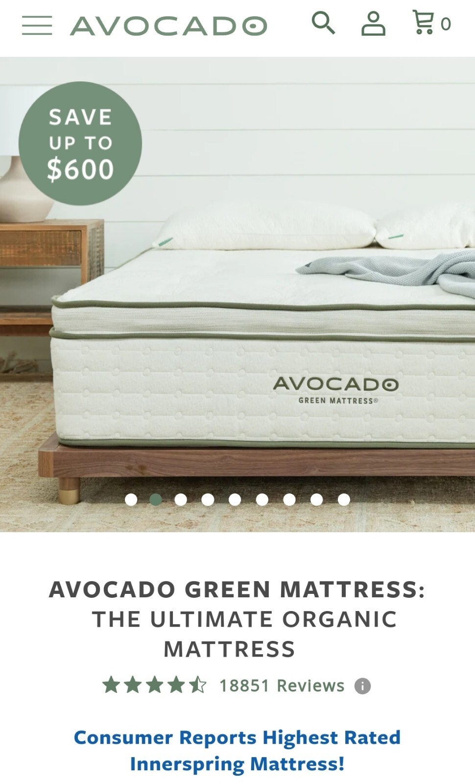 Avocado Green Mattress With Medium Pillow Top Cal King Size