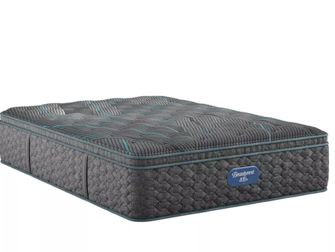 2025 Beautyrest Level Two 14.75″ Plush Pillow Top Mattress Queen